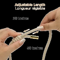 HyperGear TECHcessories Universal Crossbody Phone Strap - Sand Braided Rope