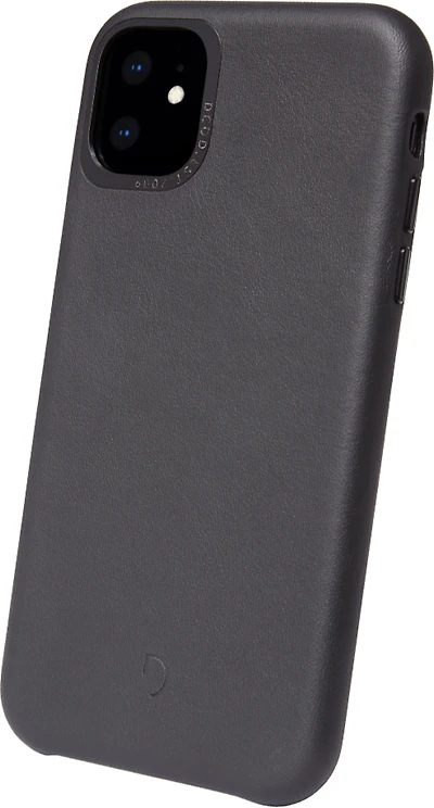 Decoded Leather Backcover pour iPhone 12 Pro Max - Noir
