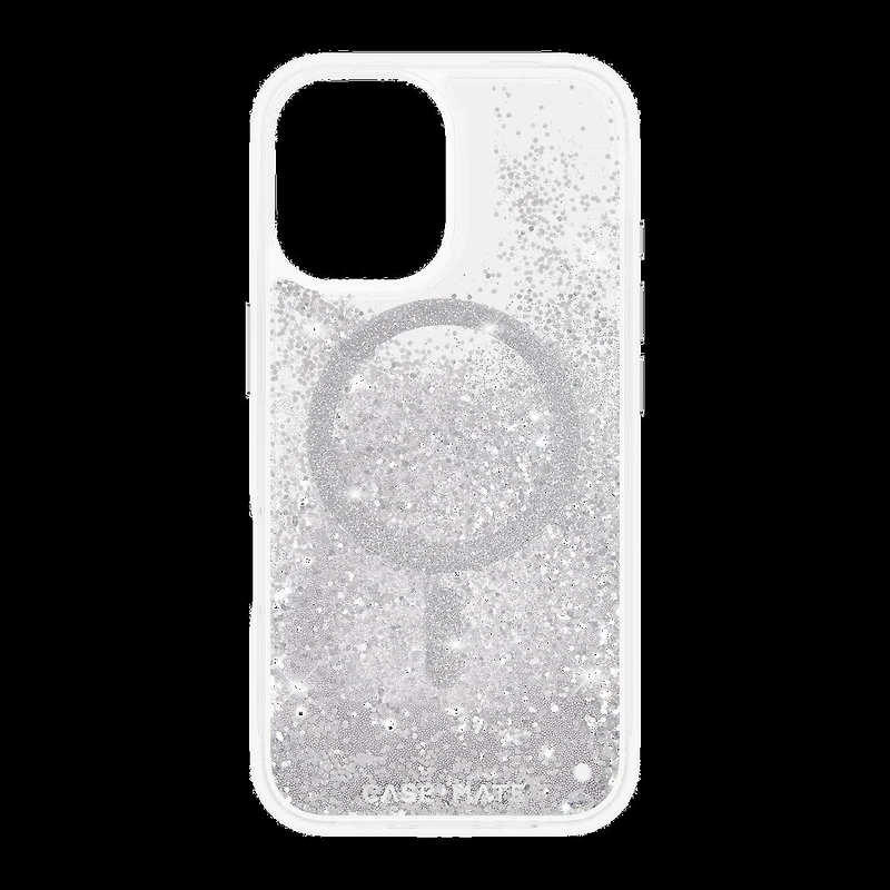 iPhone 16 Case-Mate Waterfall MagSafe Case - Silver