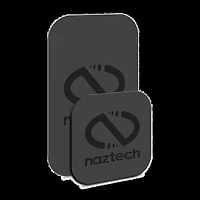 Naztech Black MagBuddy Cards/Plates clear