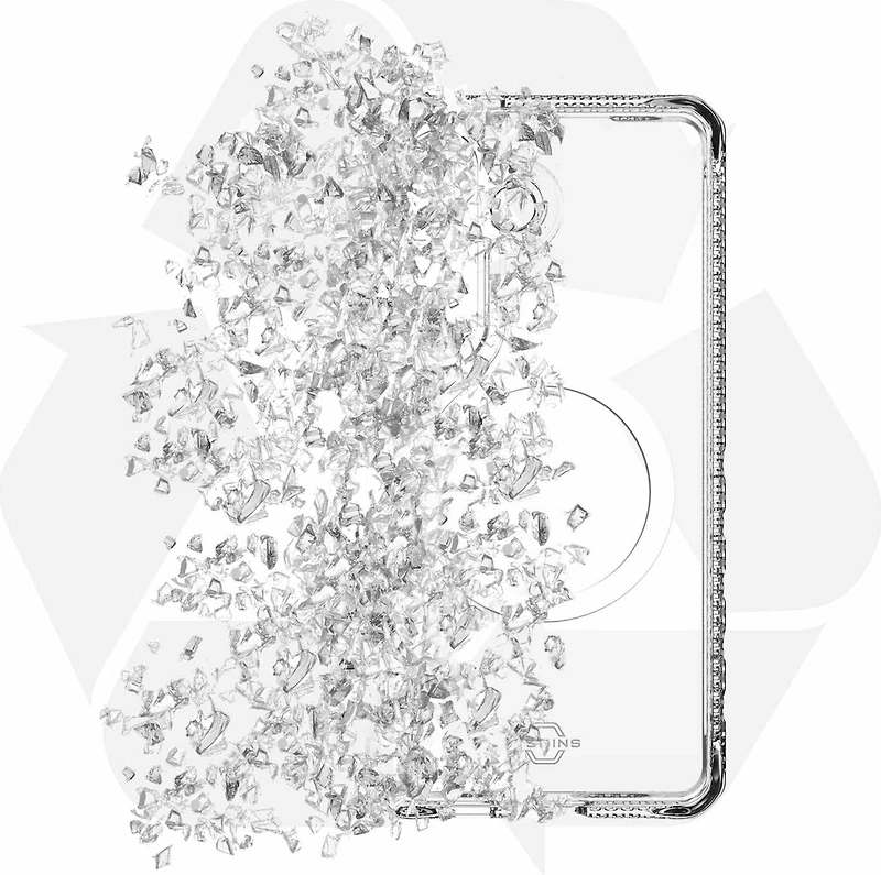 ITSKINS - Hybrid_R Clear MagSafe Case for Samsung Galaxy S26 Plus - Clear