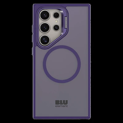Blu Element BECKS25DV2 Étui Chromatic Kick Compatible avec Magnets Violet Foncé pour Samsung Galaxy S25 Ultra