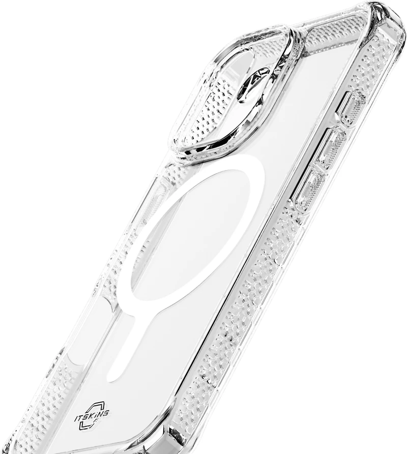 ITSKINS AP7NHMACRTRSP Étui Hybrid_R MagSafe Clear pour iPhone 17