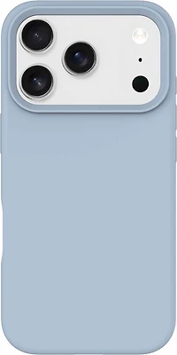 Blu Element - Coque MagSafe en silicone bleu pastel pour iPhone 17 Pro