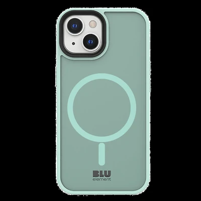 Blu Element BECCMGIP155LG Étui Chromatic Cloud a/MagSafe Vert Clair pour iPhone 15/14/13