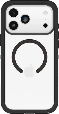 OtterBox 7798469 Étui Defender Pro XT Clear MagSafe avec Contrôle de la Caméra Dark Side (Noir) pour iPhone 17 Pro Max