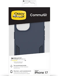OtterBox 7798301 Étui Commuter MagSafe avec Contrôle de la Caméra Riverside (Bleu) pour iPhone 17