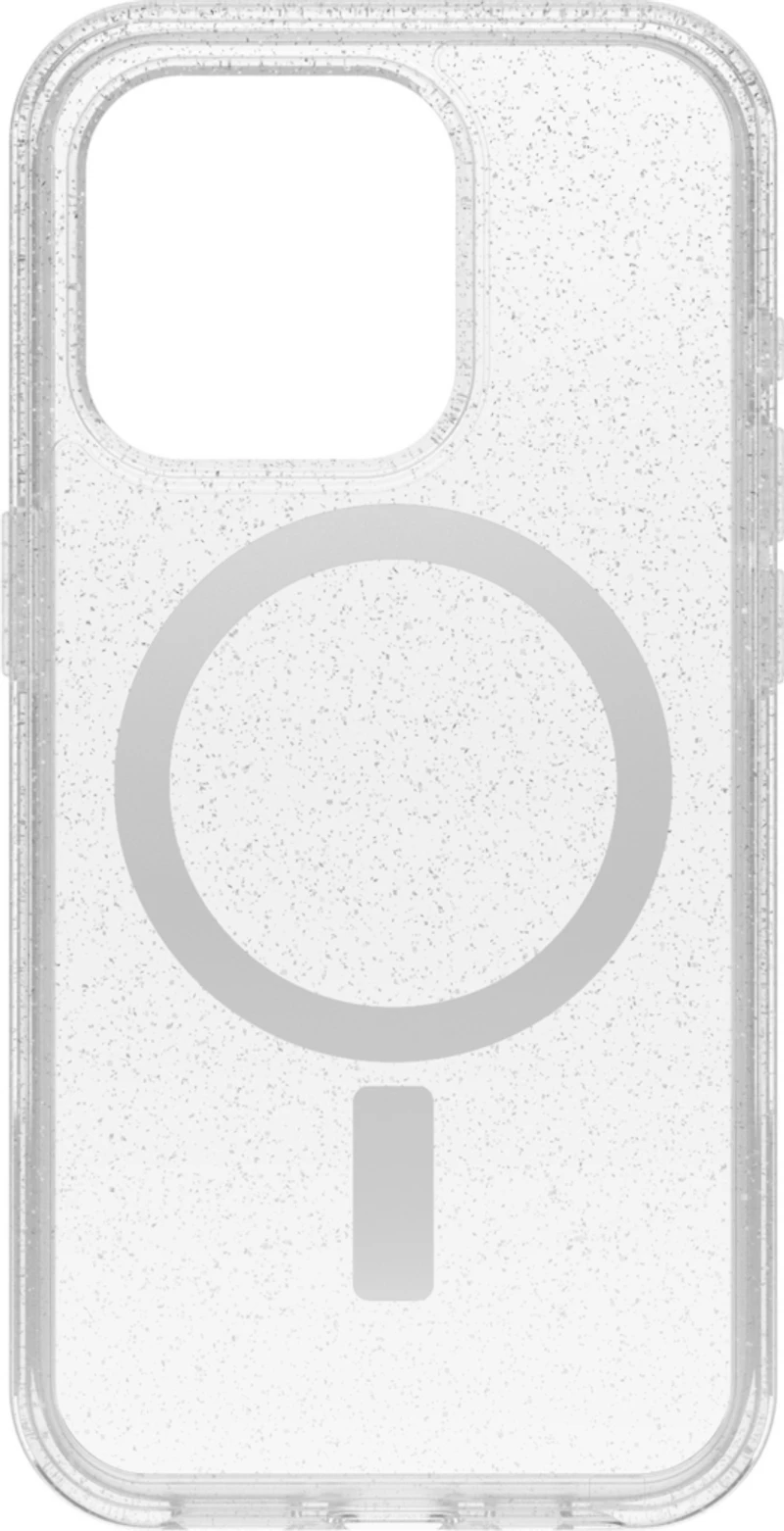 iPhone 15 Pro Otterbox Symmetry w/ MagSafe Clear Series Case - Silver (Stardust)