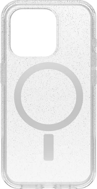 iPhone 15 Pro Otterbox Symmetry w/ MagSafe Clear Series Case - Silver (Stardust)