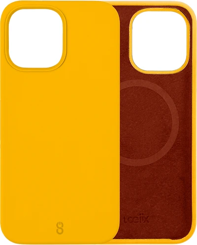 LOGiiX - iPhone 13 Pro - Silicone Case Vibrance Mag - Mustard Yellow