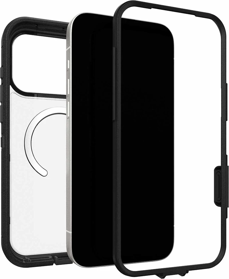 OtterBox - Defender Pro XT MagSafe Case with Holster Dark Side (Black) foriPhone 17 Pro Max in Bulk Packaging
