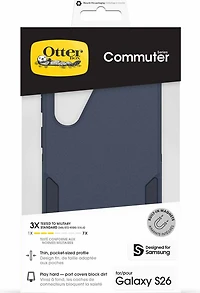 OtterBox 7799806 Étui Commuter avec Magnets Bleu Sentiment pour Samsung Galaxy S26