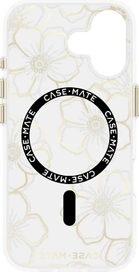 Case-Mate - Floral Gems MagSafe Case for Apple iPhone 17 - Gold