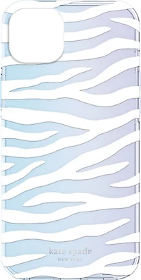 Kate Spade NY - Protective Hardshell Case for iPhone 14 Plus - White Zebra