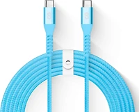 LOGiiX Vibrance Braid 100 W XL 3 m USB-C vers USB-C - Turquoise