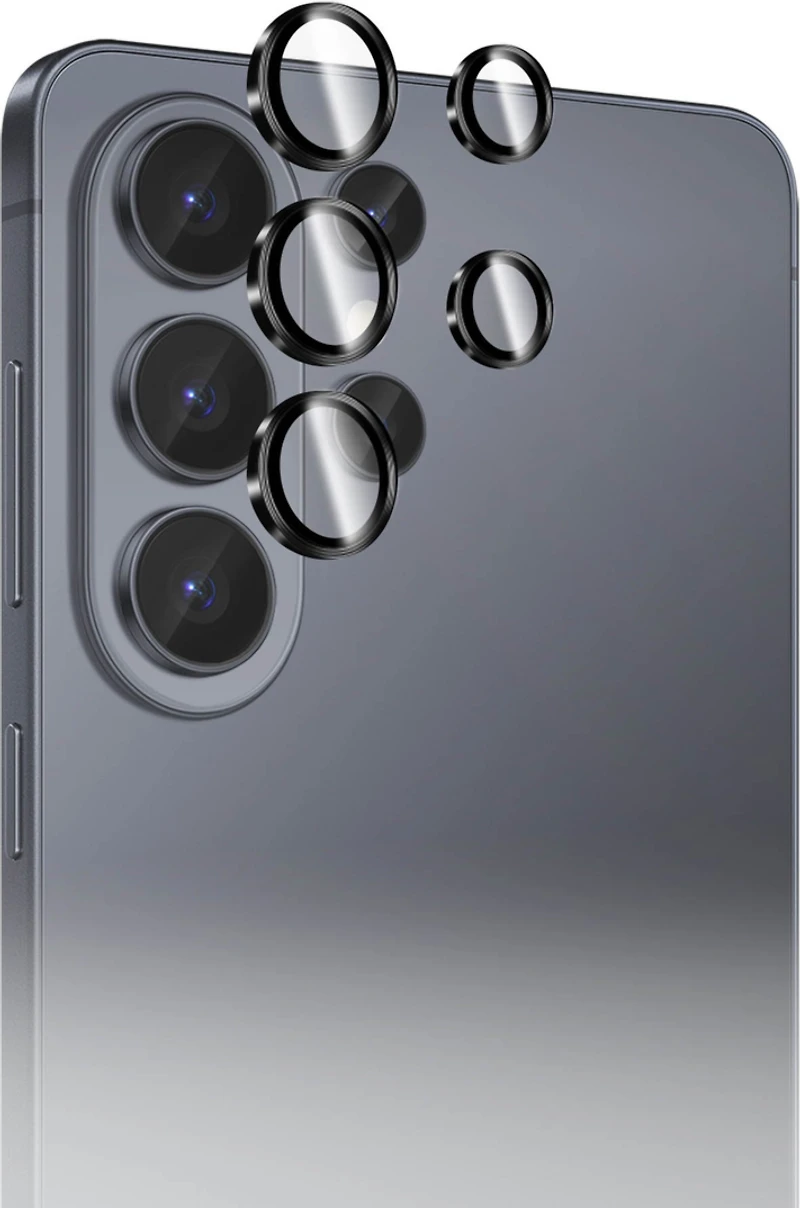 Samsung Galaxy S26 Ultra HyperGear Tempered Glass Camera Rings Lens Protection - 2 Pack clear