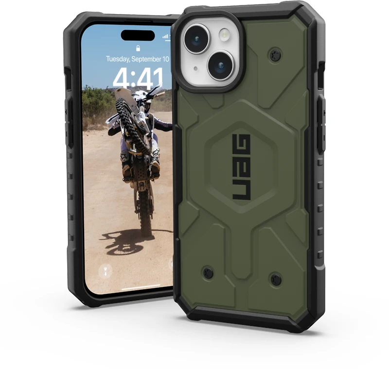iPhone 15/14/13 UAG Pathfinder MagSafe Case - Olive Drab