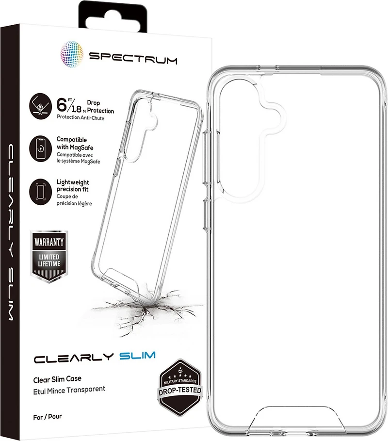 Samsung Galaxy S24+ 5G SPECTRUM Clearly Slim Case - Clear