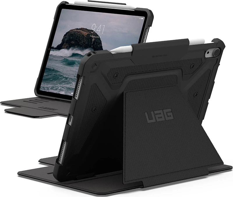 iPad Air 11-in M4/M3/M2 UAG Metropolis Tact.Armr - Black