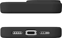 Avana AP7NAVSIKBLCK Étui Velvet MagSafe Ash pour iPhone 17