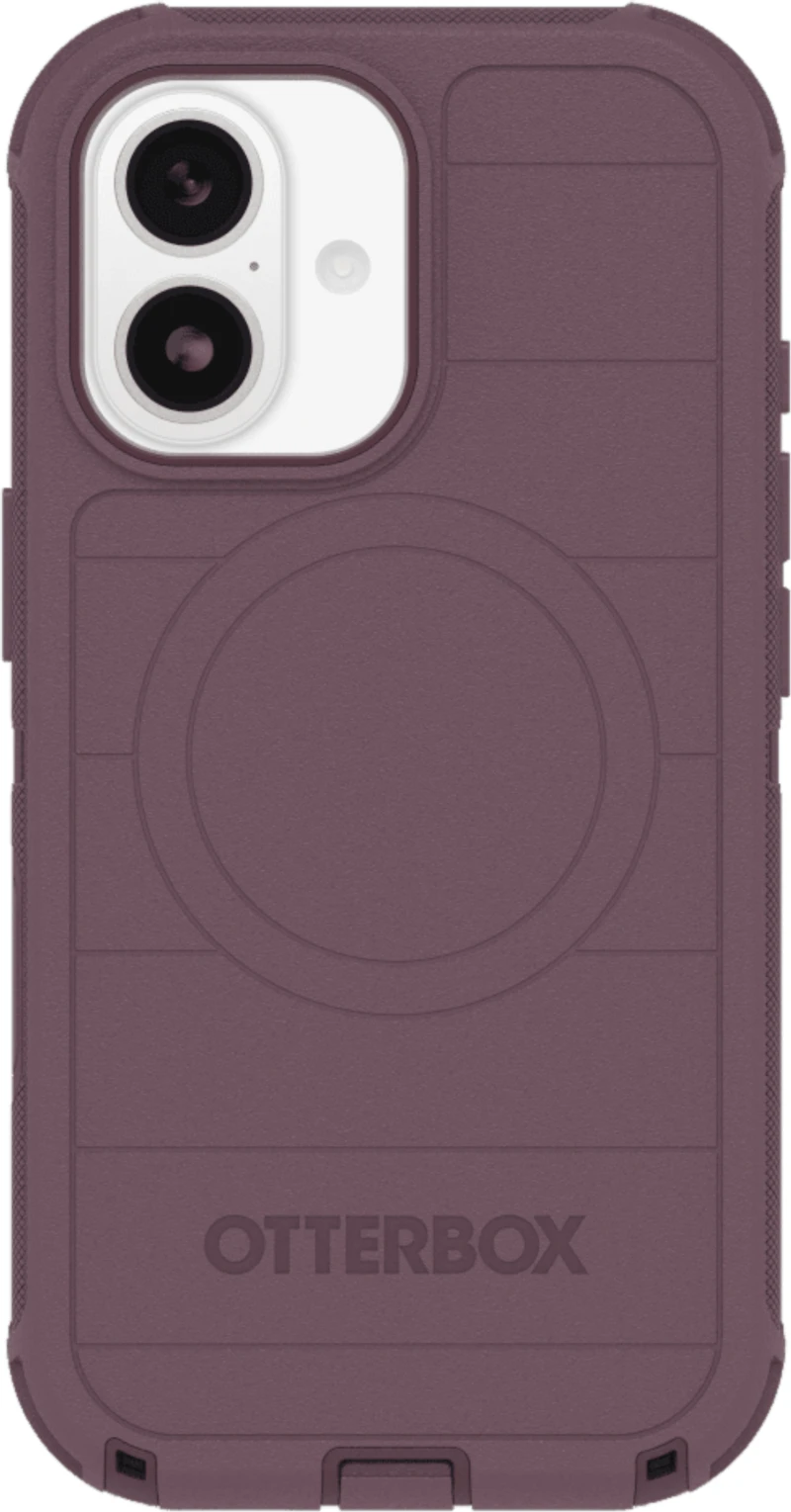 OtterBox Étui Defender Pro MagSafe avec Contrôle de la Caméra Trailhead (Violet) pour iPhone 17