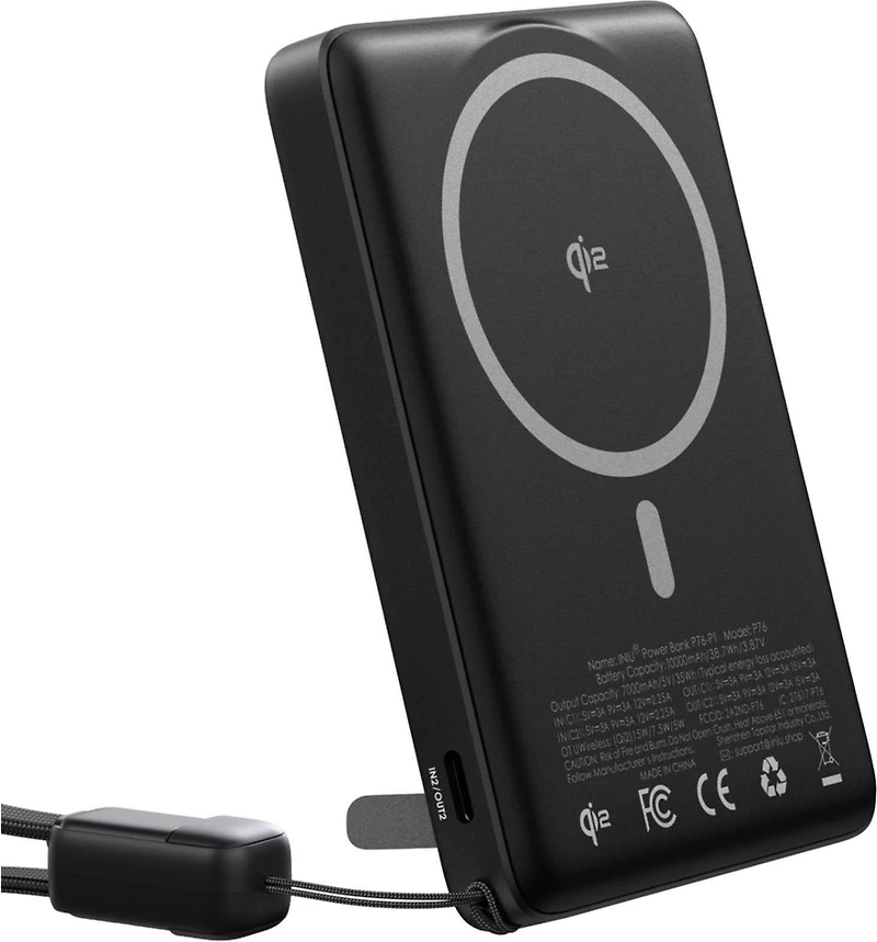 INIU MAGPRO SLIM 10,000mAh POWER BANK - BLACK