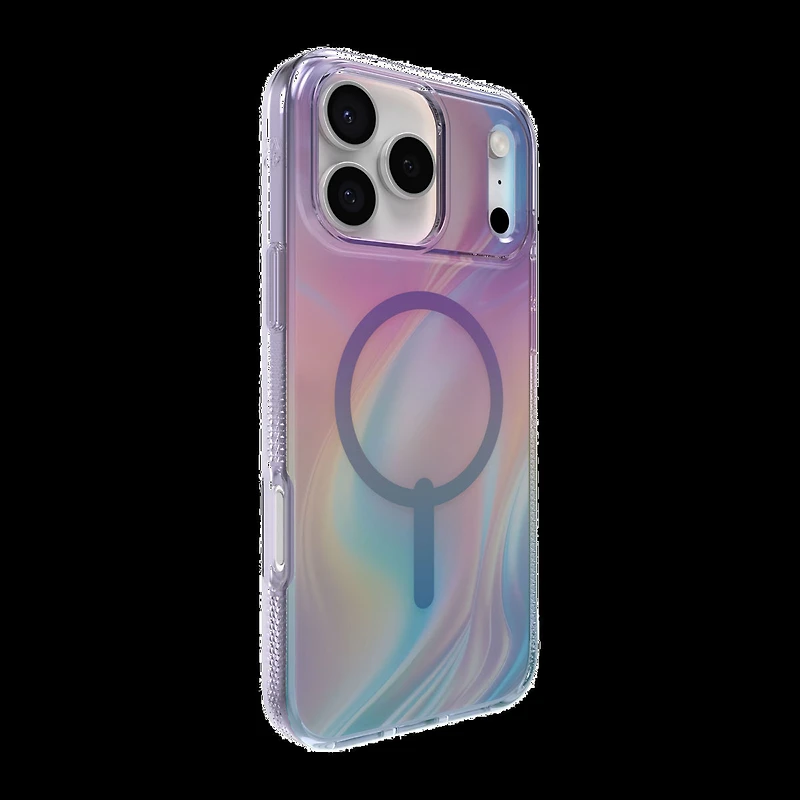 iPhone 17 Pro Max ZAGG Graphene Milan Snap Case - Iridescent Lights