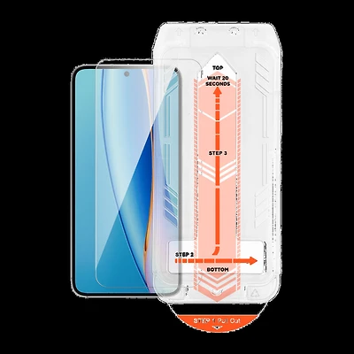 Samsung Galaxy S25 FE HyperGear Tempered Glass Screen Protector w/Dust Removal Applicator Tray