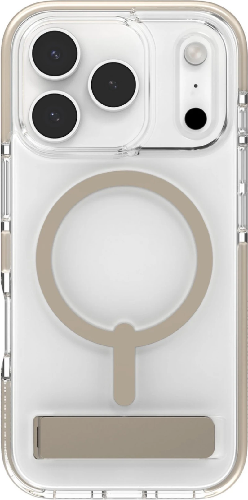 iPhone 17 Pro ZAGG Graphene Santa Cruz Snap Kickstand Case - Titanium