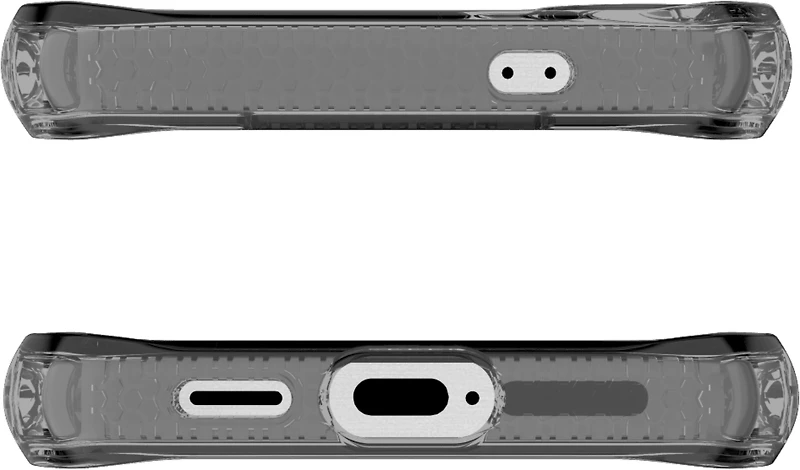 ITSKINS SGZPHBVARSMOK Étui Hybrid_R Vapor Smoke Compatible avec MagSafe pour Samsung Galaxy S25+