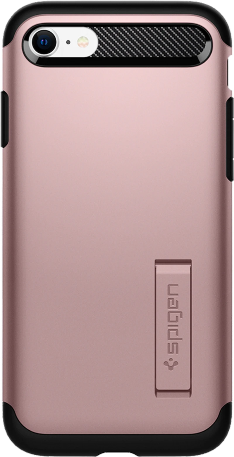 Spigen - Slim Armor Case for iPhone SE/8/7 - Rusty Pink
