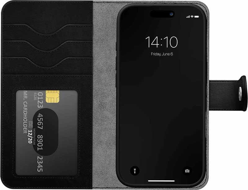 Ideal of Sweden - Magnet Wallet+ MagSafe Case Black for iPhone Air