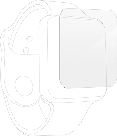 ZAGG protecteur d’écran InvisibleShield Ultra Clear Plus-Apple Watch des séries 2021 ( mm