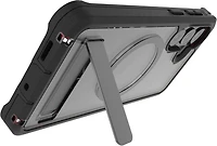 ZAGG - Rainier Snap Case with Kickstand for Samsung Galaxy S26 Plus - Smoke Black