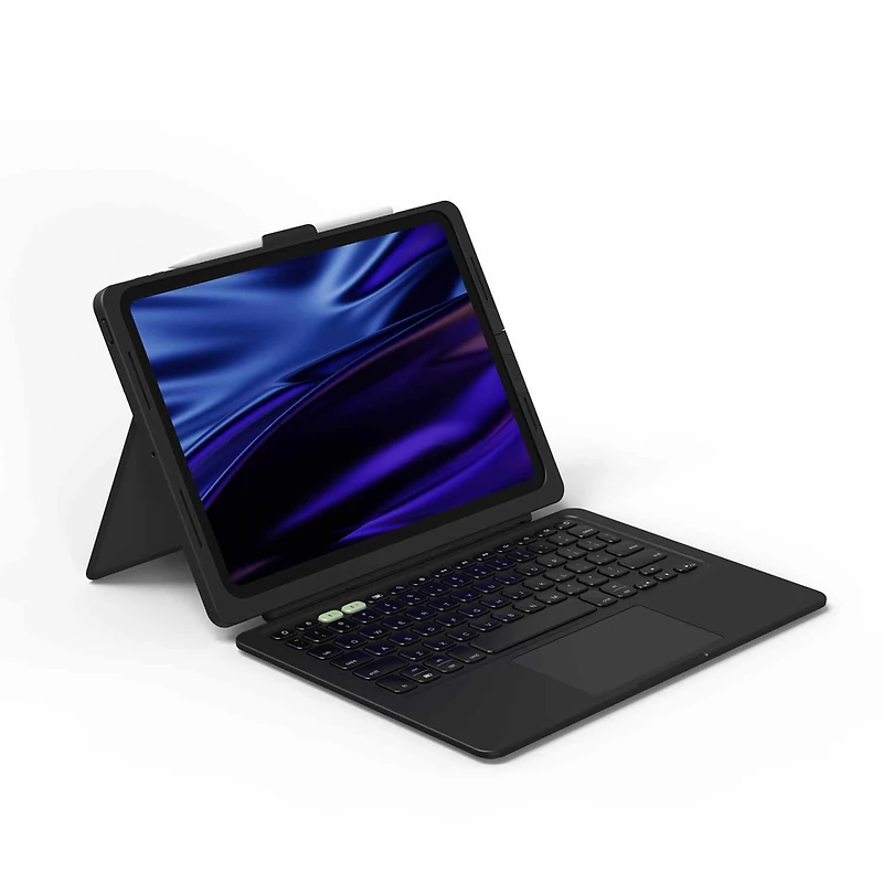 ZAGG - Pro Keys Connect Tablet Keyboard Case w/Trackpad Black for iPad Pro 11 2025 (6th Gen)/Pro 11 2024 (5th Gen)