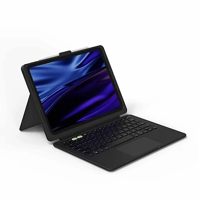 ZAGG - Pro Keys Connect Tablet Keyboard Case w/Trackpad Black for iPad Pro 11 2025 (6th Gen)/Pro 11 2024 (5th Gen)