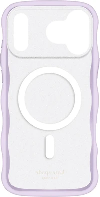 Kate Spade KS057256 Étui Wavy MagSafe Opal Glitter pour iPhone 17 Pro Max