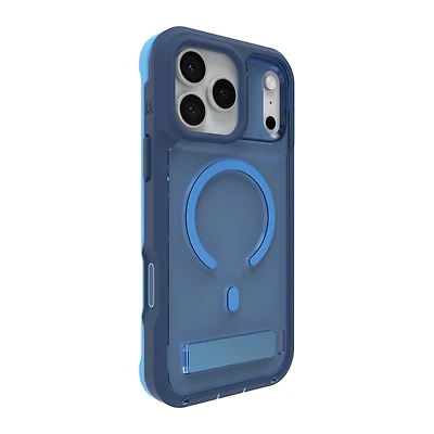 iPhone 17 Pro Max ZAGG Graphene Rainier Snap Kickstand Case - Cobalt Horizon