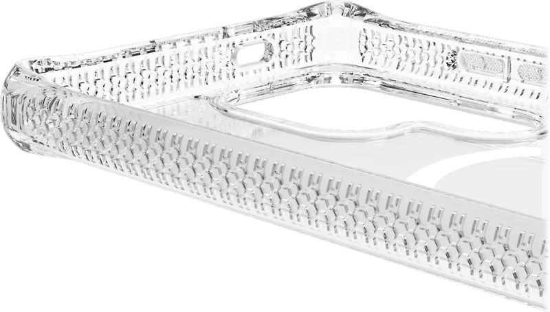 ITSKINS SGZUHMACRTRSP Étui Hybrid_R Clear Compatible avec MagSafe Transparent pour Samsung Galaxy S25 Ultra