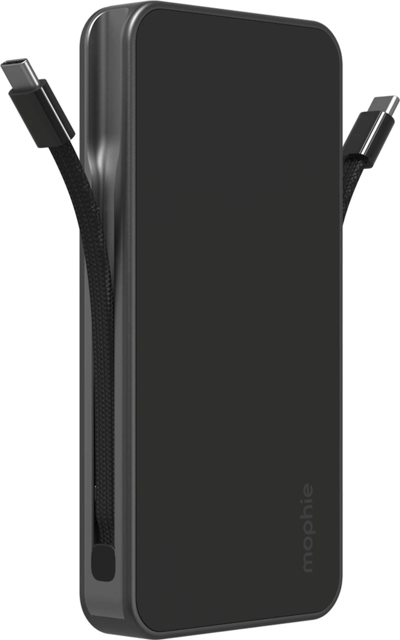 Mophie 10,000 mAh Powerstation Plus Ultra w/2 x USB-C Cables - Black