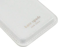 Magnetic Wallet Compatible with MagSafe White Glitter