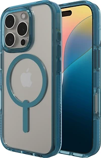 iPhone 16 Pro ZAGG Graphene Santa Cruz Snap Case - Retro Blue
