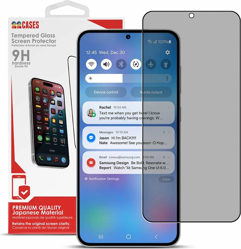 22 Cases 22SPTSGS26PLUS Protecteur D'écran en Verre Trempé Privacy pour Samsung Galaxy S26+