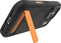 iPhone 17 Pro ZAGG Graphene Sedona Snap Kickstand Case - Flood Black/Orange