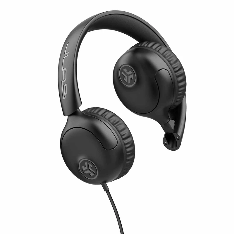 JLab - Studio 2 Wired On-Ear Headphones Black