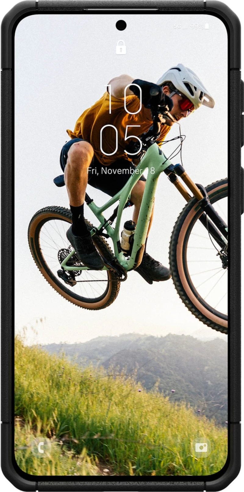 UAG 214556114040 Étui Robuste Scout Noir pour Samsung Galaxy A57 5G