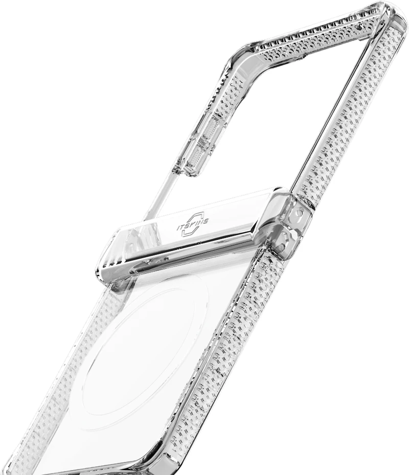ITSKINS - Hybrid_R Hinge Clear w/Magnets Case for Samsung Galaxy Z Flip8