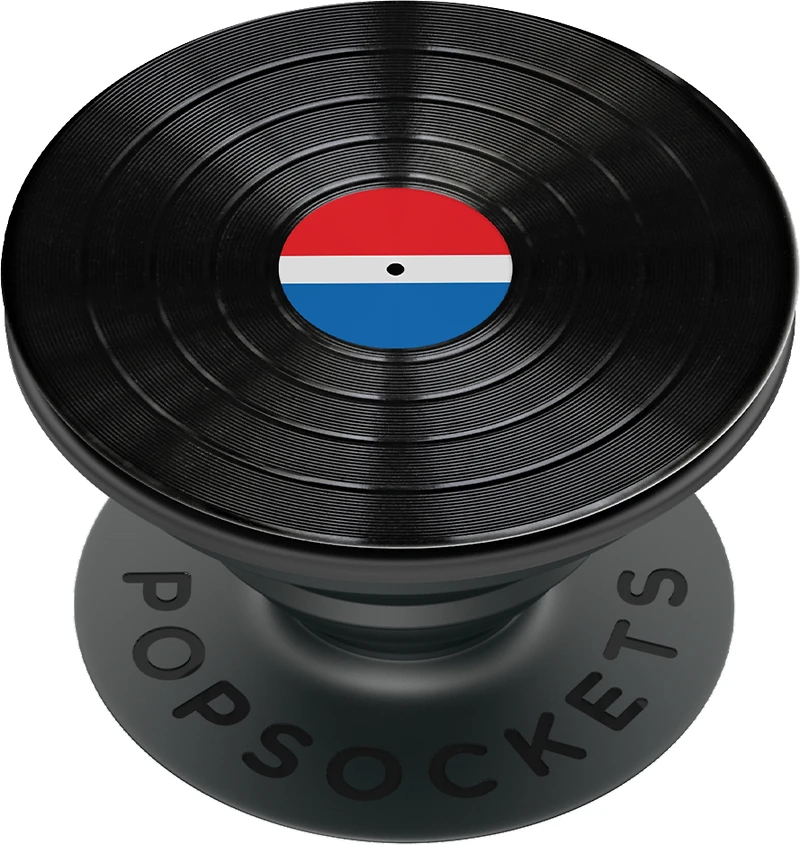 PopSockets 802755 PopGrip Backspin Aluminum 45 RPM
