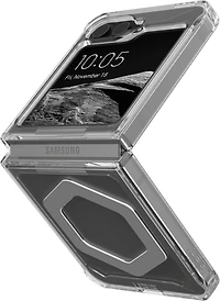 Samsung Galaxy Z Flip6 UAG Plyo Pro Case w/MagSafe - Ice/Silver