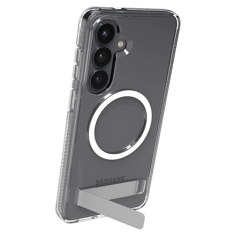 ZAGG - Crystal Palace Snap Case with Kickstand for Samsung Galaxy S26 Plus - Clear